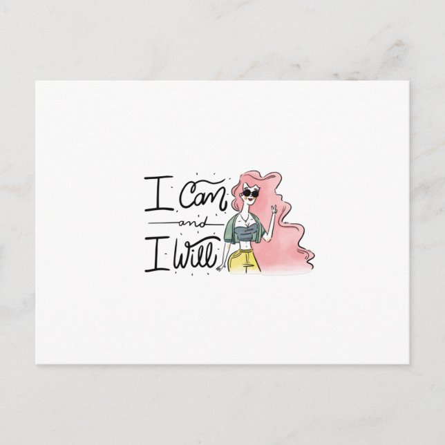 I Can and I Will Postcard (Front)