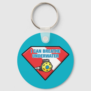 I Can Breathe Underwater Key Ring