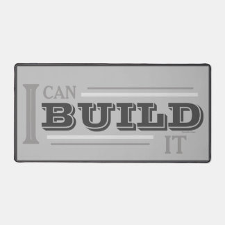 I Can Build It Desk Mat (Grey)