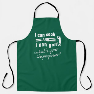 I Can Cook Golf Apron - Funny Personalised Golfer 