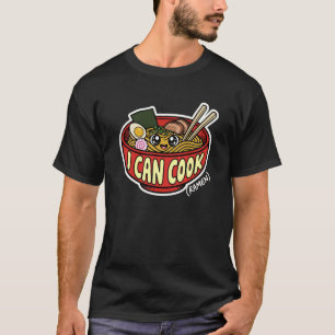 I Can Cook (Ramen) Funny Anime Noodles Cooking-Rel T-Shirt