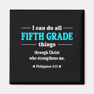 I Can Do All Fifth Grade Things - Inspirational Te Magnet