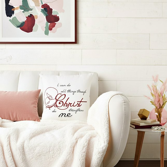 I can do all things cushion (Creator Uploaded)