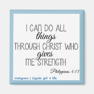 I can do all things magnent magnet