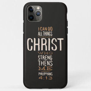 I Can Do All Things Through Christ Bible Verse Case-Mate iPhone Case