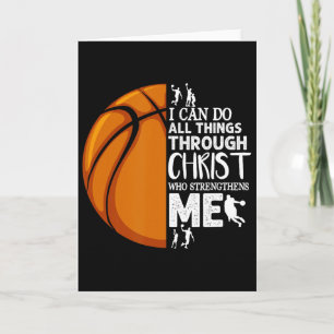 I Can Do All Things Through Christ Bysketbyll Chri Card