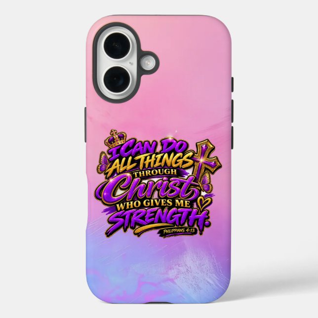 I can do all things through Christ Case-Mate iPhone Case (Back)