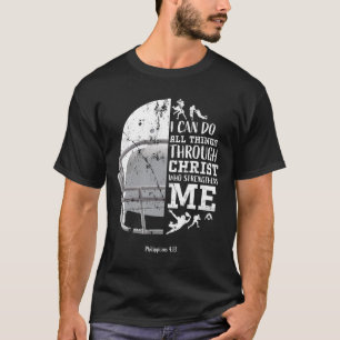 I Can Do All Things Through Christ Football Philip T-Shirt