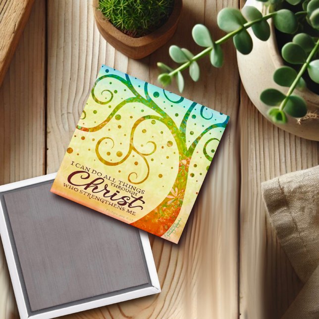 I Can Do All Things Through Christ Inspirivity Magnet (Creator Uploaded)
