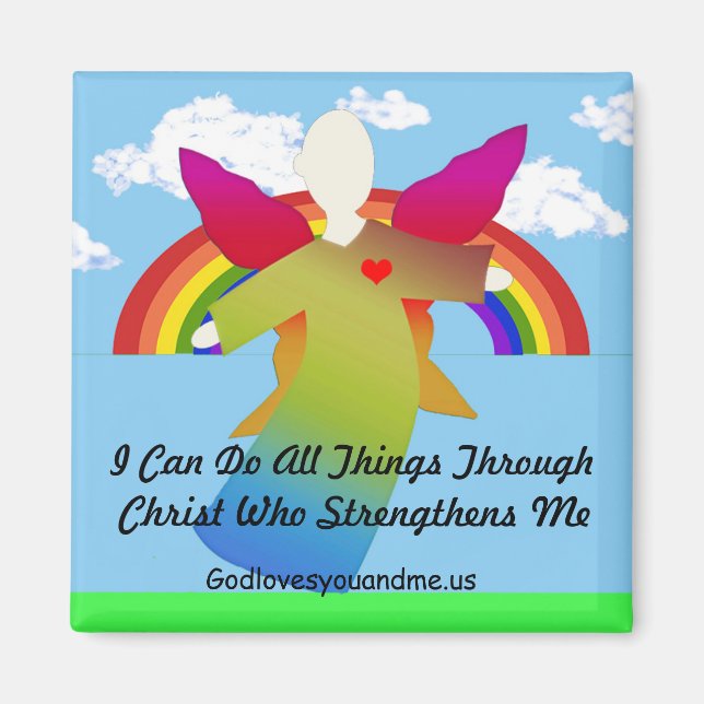 I Can Do All Things Through Christ Magnet (Front)