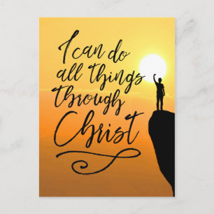 I Can Do All Things Through Christ Postcard