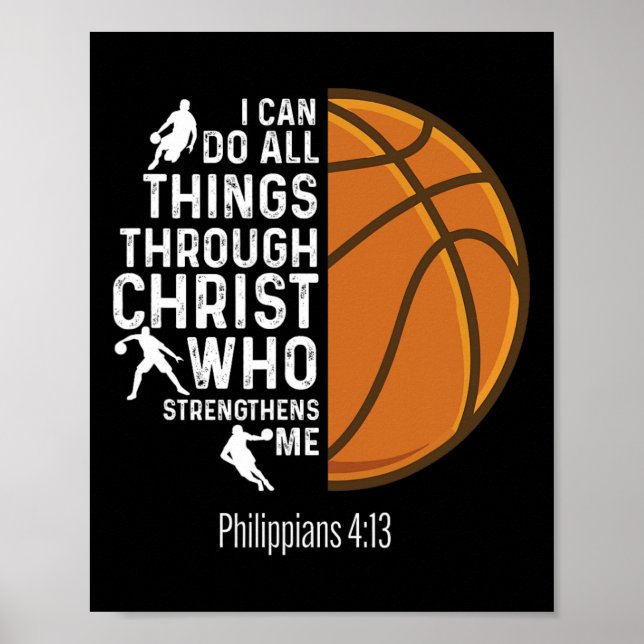 I Can Do All Things Through Christ - Sketll Player Poster (Front)