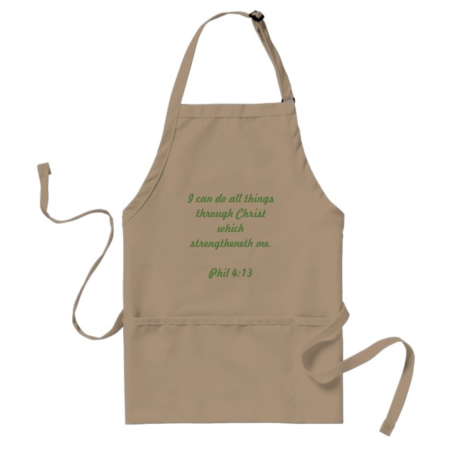 I can do all things through Christ Standard Apron (Front)