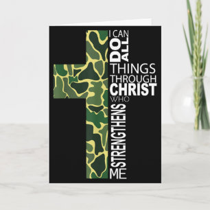 I Can Do All Things Through Christ Who Strengthens Card