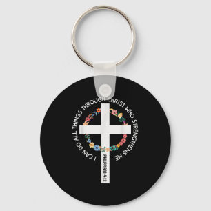 I Can Do All Things Through Christ Who Strengthens Key Ring