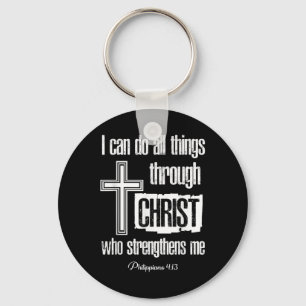 I Can Do All Things Through Christ Who Strengthens Key Ring