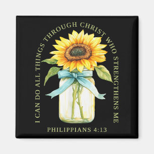 I Can Do All Things Through Christ Who Strengthens Magnet