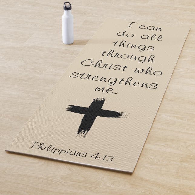 I Can Do All Things Through Christ Yoga Mat (In Situ)