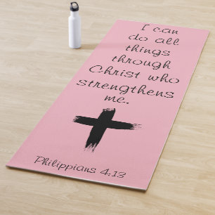 I Can Do All Things Through Christ Yoga Mat