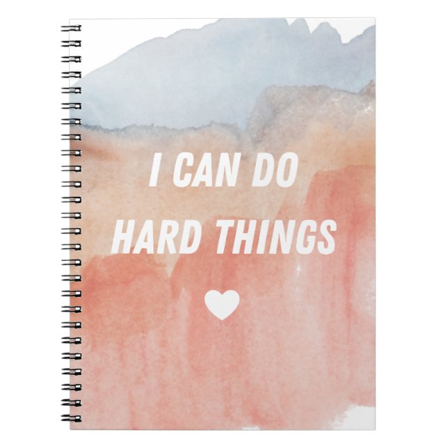 I Can Do Hard Things Notebook (Front)