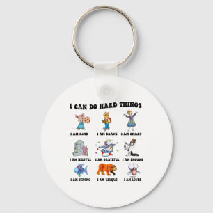 I Can Do Hard Things Teacher Back To School Childr Key Ring