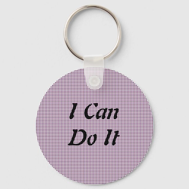 I Can Do It Key Ring (Front)