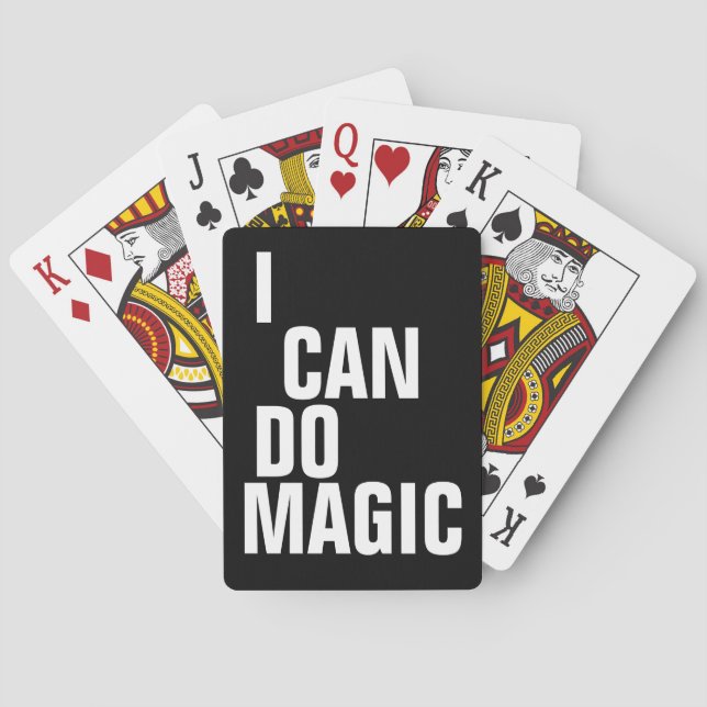 I can do magic playing cards (Back)