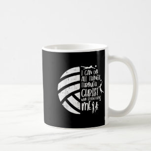 I Can Do Things Through Christ Volleyball Christia Coffee Mug