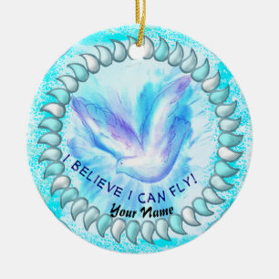 I Can Fly   Christian  Ceramic Tree Decoration