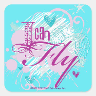 I Can Fly Square Sticker