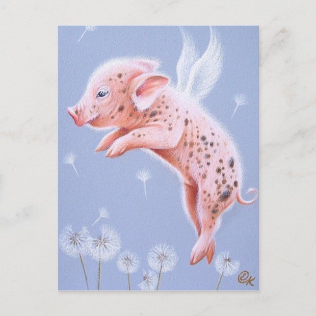 I can fly too! postcard (Front)