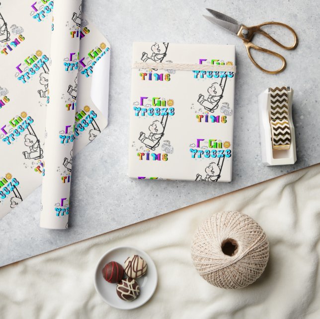 I Can Freeze Time Wrapping Paper (Crafts)