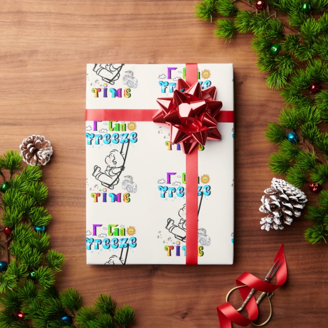 I Can Freeze Time Wrapping Paper (Holiday Gift)