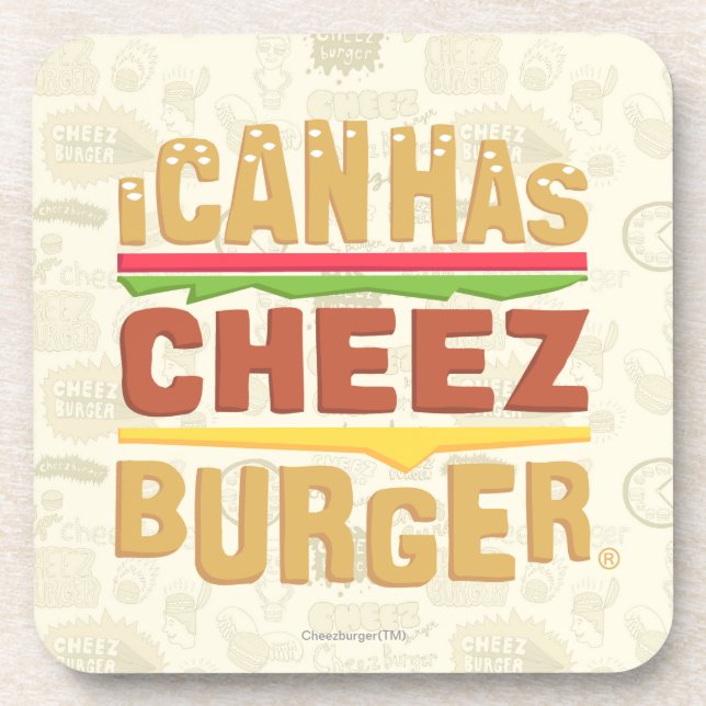 I Can Has Cheezburger Logo Coaster (Front)