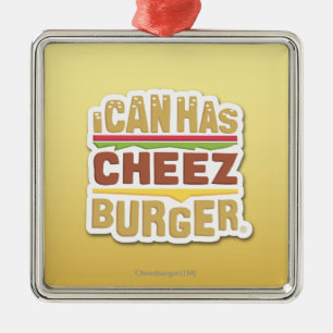 I Can Has Cheezburger (shadow) Metal Tree Decoration