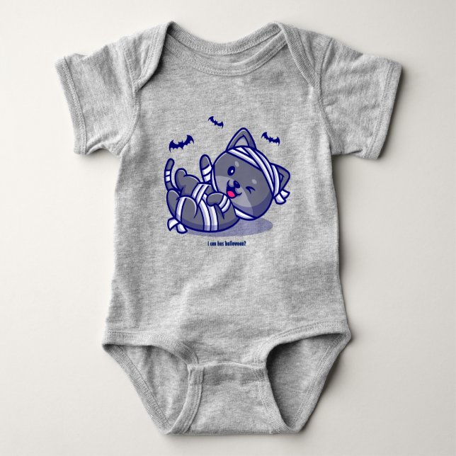 I Can Has Halloween? Baby Bodysuit (Front)