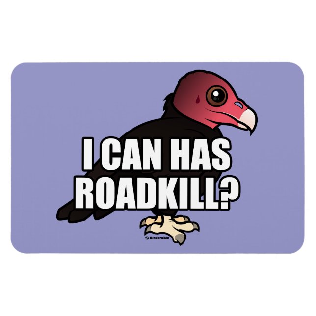 I Can Has Roadkill? Magnet (Horizontal)