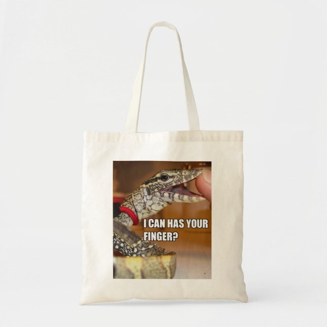 I can has your finger? Bag (Front)