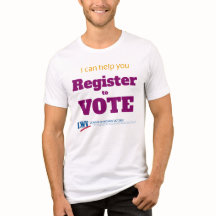 I Can Help Register to Vote Unisex Tri Blend T