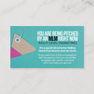 I Can Help You Get Out - Business Card
