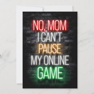 I Can Not Pause My Online Game Save The Date