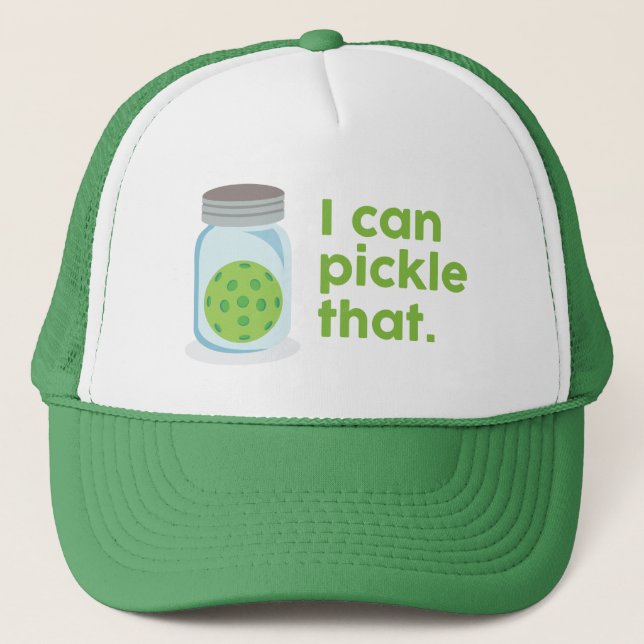 "I Can Pickle That" Pickleball Hat (Front)