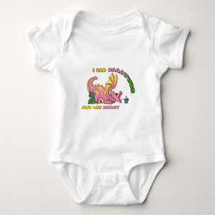 I can RAWR, Just Like Mummy cute baby dragon girl Bodysuit