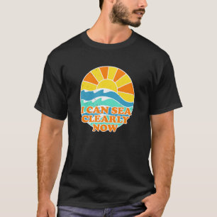 I Can Sea Clearly Now Beach Beach Bum Summer Bum T-Shirt