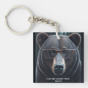 I CAN SEE CLEARLY NOW Bear Key Ring