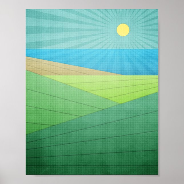 I Can See The Beach Poster (Front)