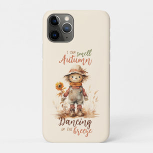 I Can Smell Autumn – Rustic Scarecrow & Sunflower Case-Mate iPhone Case