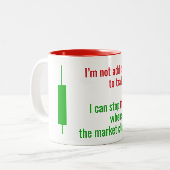 I can stop (not) Two-Tone coffee mug (Front Left)