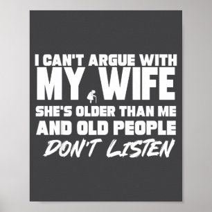 I Can’t Argue With My Wife She’s Older Than Me Mar Poster
