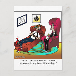 I Can’t Relate To My Computer Postcard